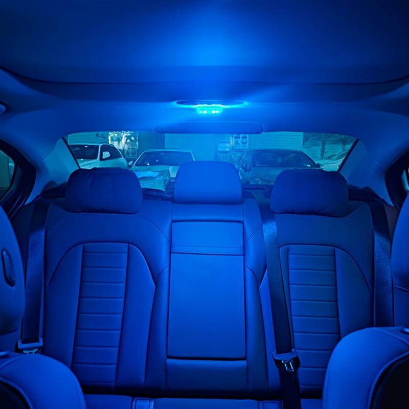 Đèn LED Cảm Ứng Không Dây Gắn Trần Xe Hơi Sạc USB Tiện Dụng
