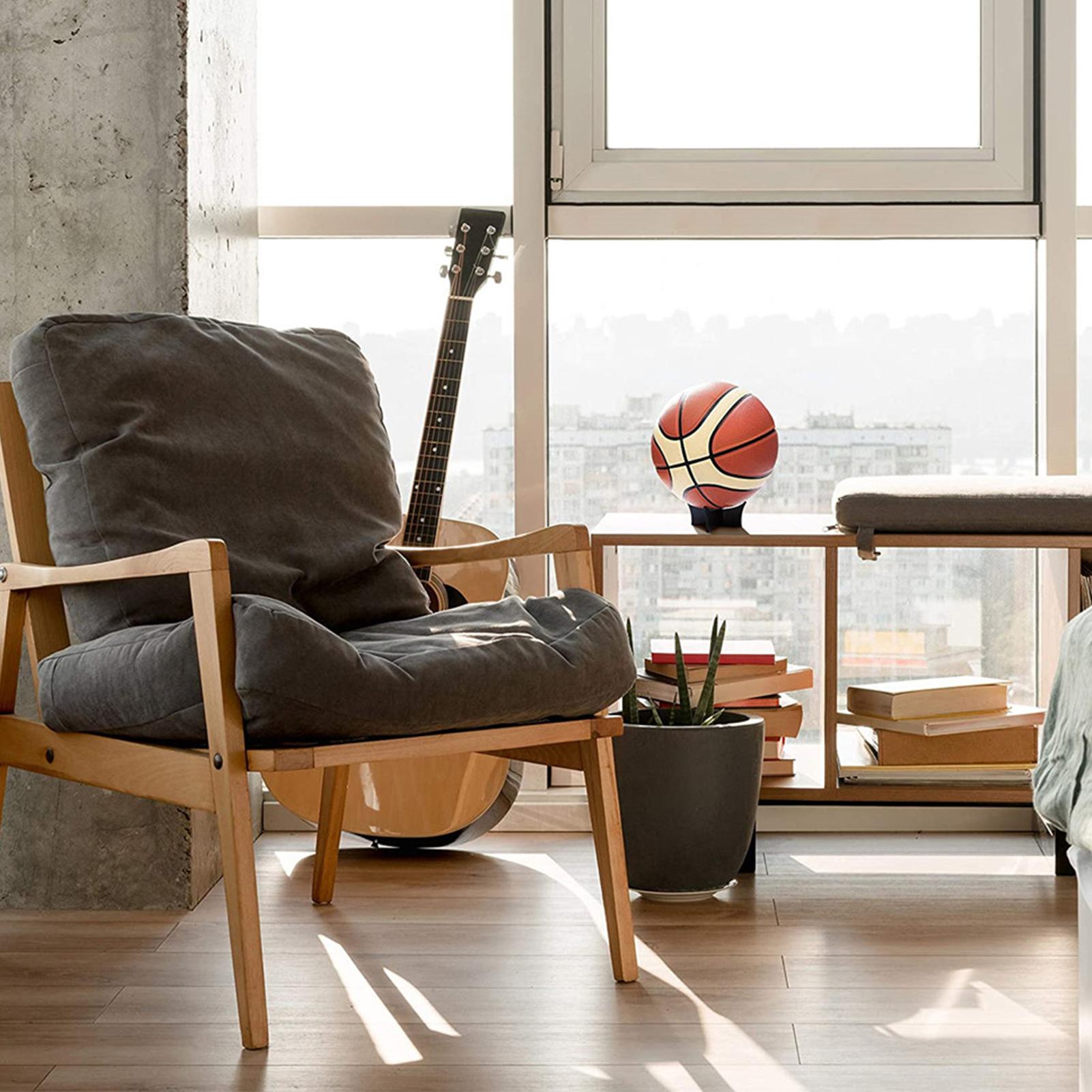 1 PC hạng nặng acrylic bóng đứng phụ kiện hiển thị di động cho bóng đá bóng đá bóng đá bóng bầu dục bowling bowling Color: Clear