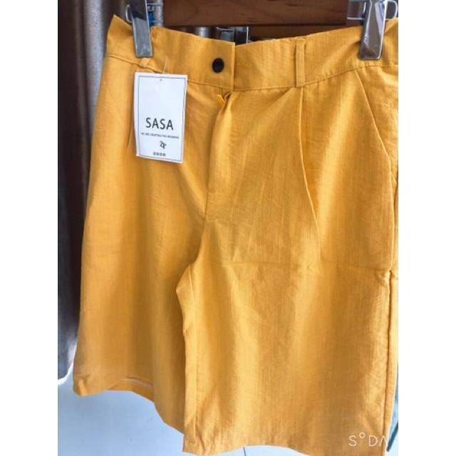 Quần short nữ ️ HOAMIFASHION ️ Quần đũi nhật lửng ống rộng thoải mái chất nilen