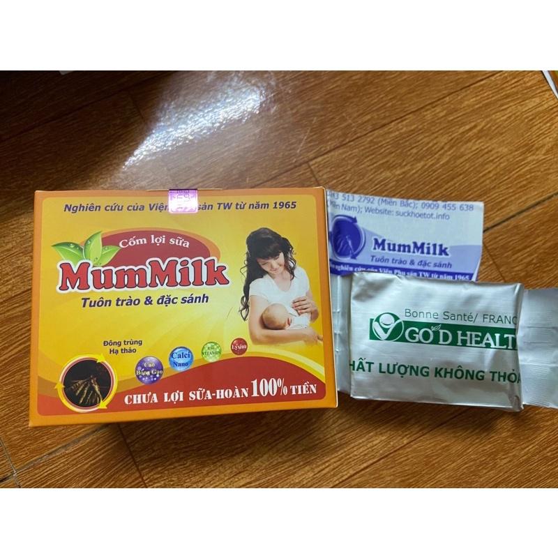 Cốm lợi sữa Mummilk Đông Trùng Hạ Thảo/ màu trắng (lợi sữa, chống tắt sữa, bỗ sung khoáng chất cho mẹ bỉm)