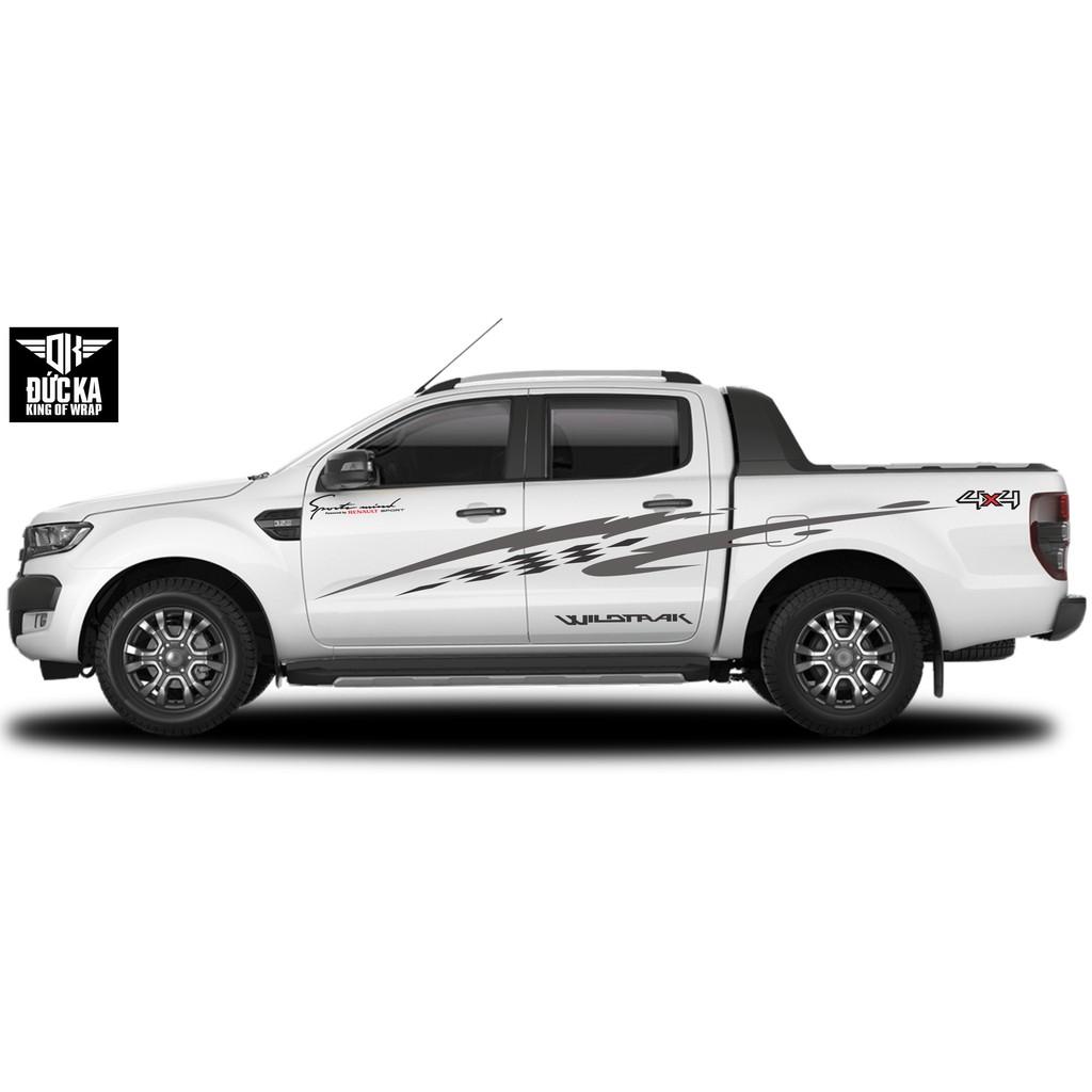 Decal Tem Xe Ô Tô Ford Ranger