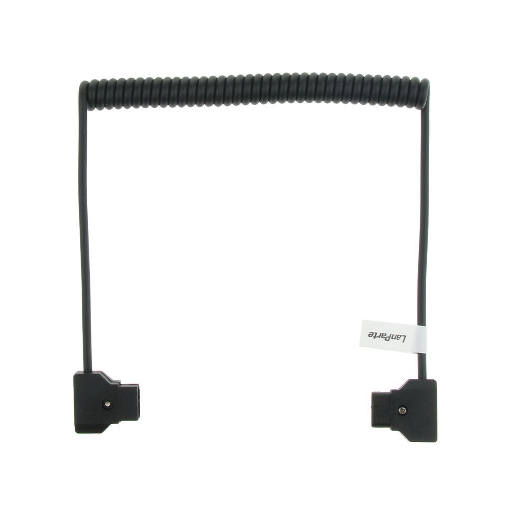 D-Tap Stretch Spring Cable for DSLR Rig/Anton Bauer Battery D-tap 2Pin Male
