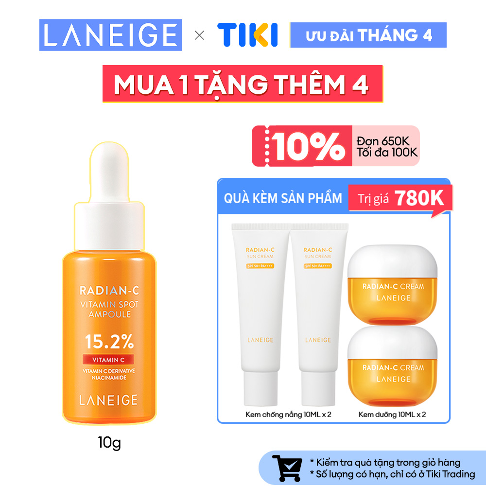 Tinh Chất Dưỡng Sáng Da Laneige Radian-C Vitamin Spot Serum 10g