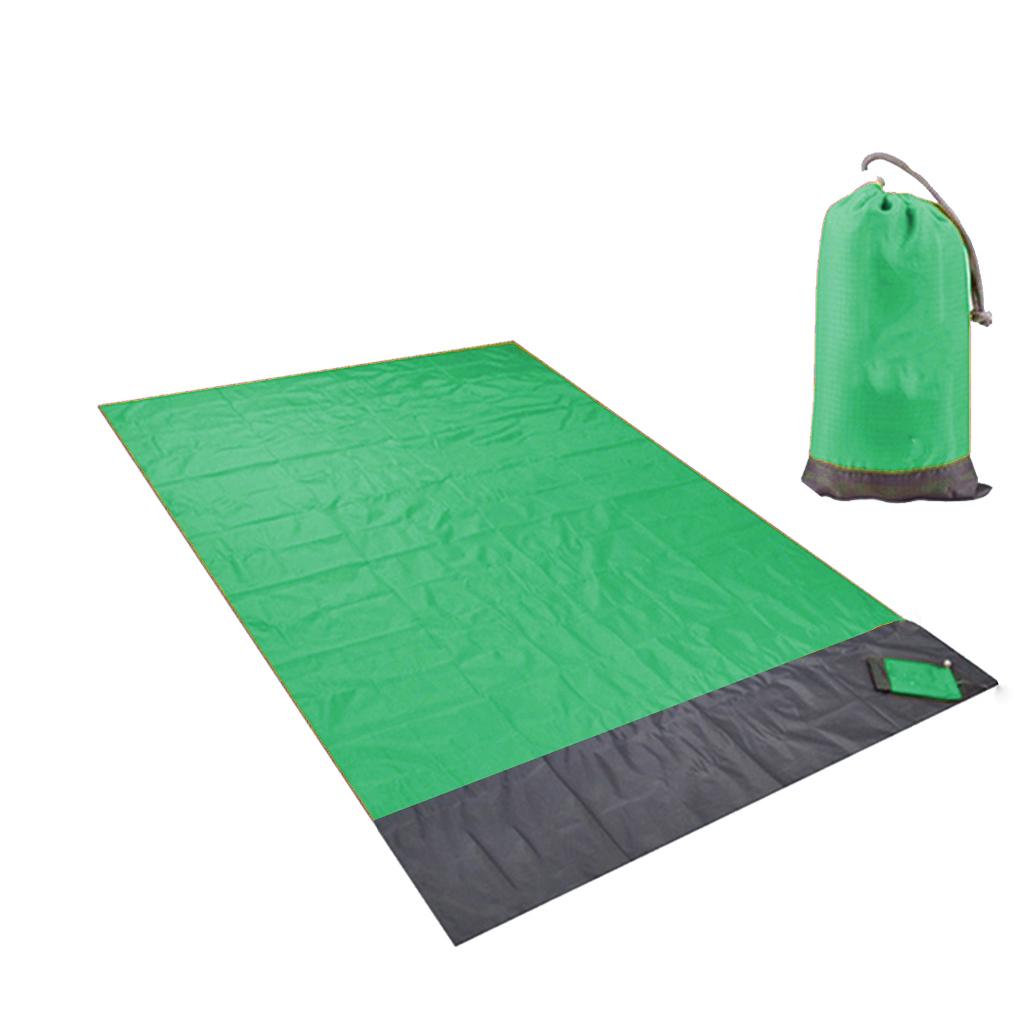 140x200cm Beach Picnic Pocket Blanket Water Sand Proof Mat for Travel Camping