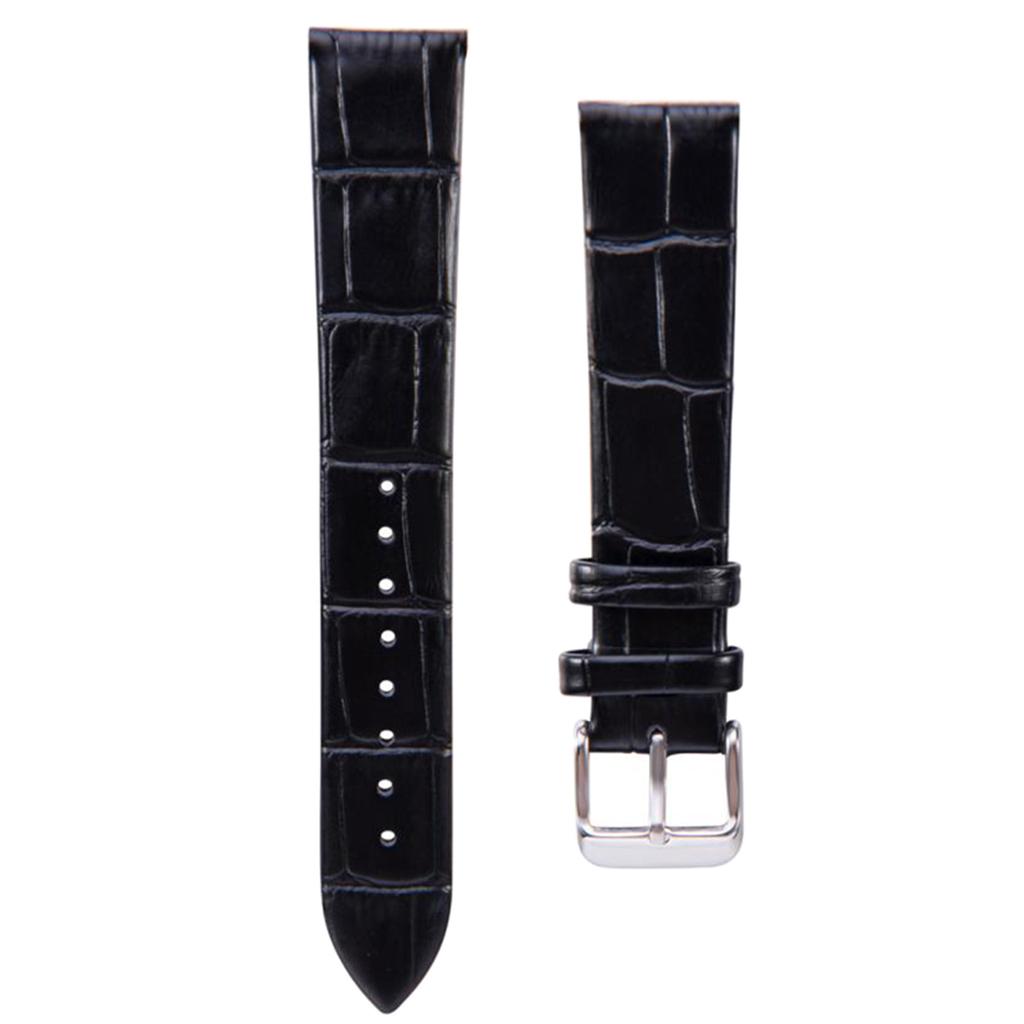 18mm Leather Replacement Watch Band Strap for Huawei B5 Smart Sport Bracelet Watch