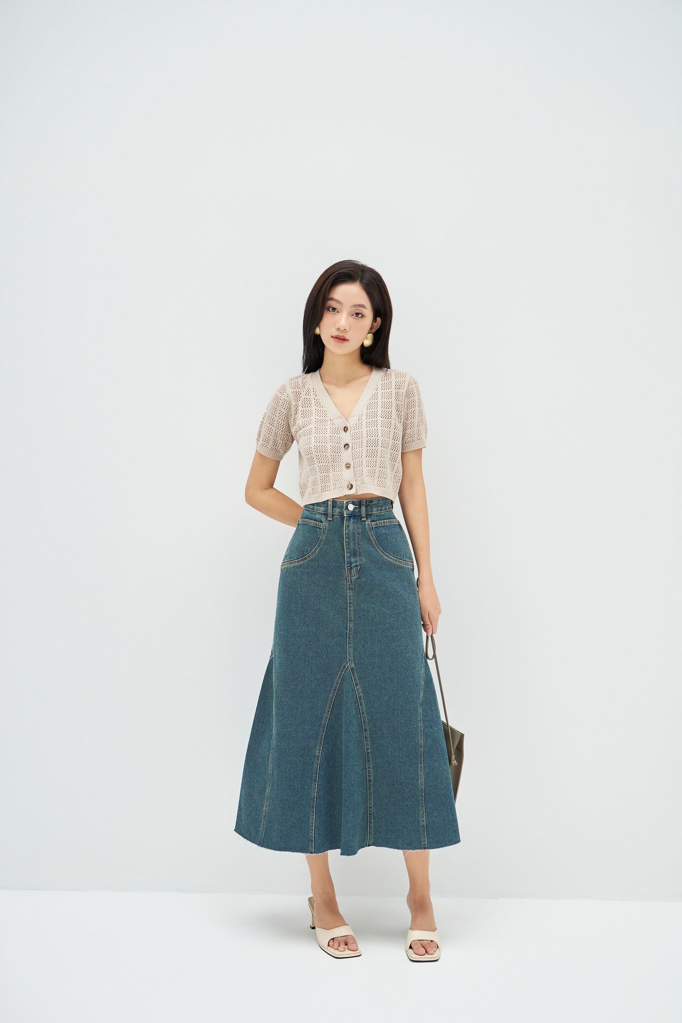 OLV - Chân váy Kairi Denim Skirt