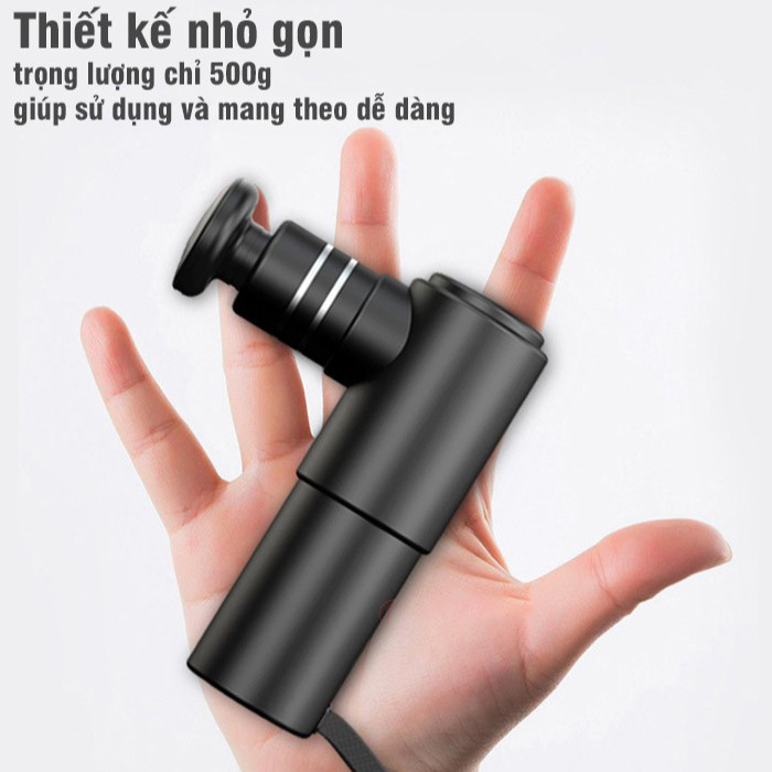 Máy Massage gun toàn thân BOOSTER MINI POCKET Cầm Tay Cao Cấp Giảm đau mỏi mỏi vai gáy,đau giãn căng cơ hiệu quả