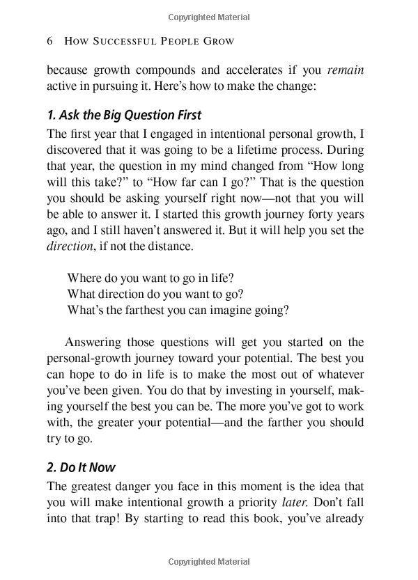 How Successful People Grow: 15 Ways To Get Ahead In Life (Hardcover)