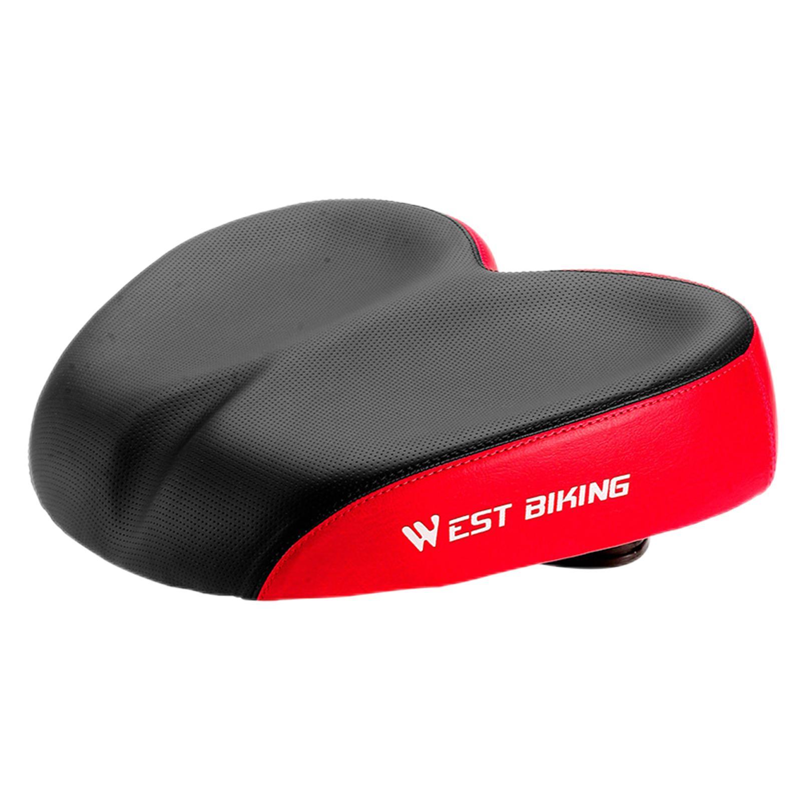 Dual Pad Bike Cushion Wide Comfort Saddle Seat Pad