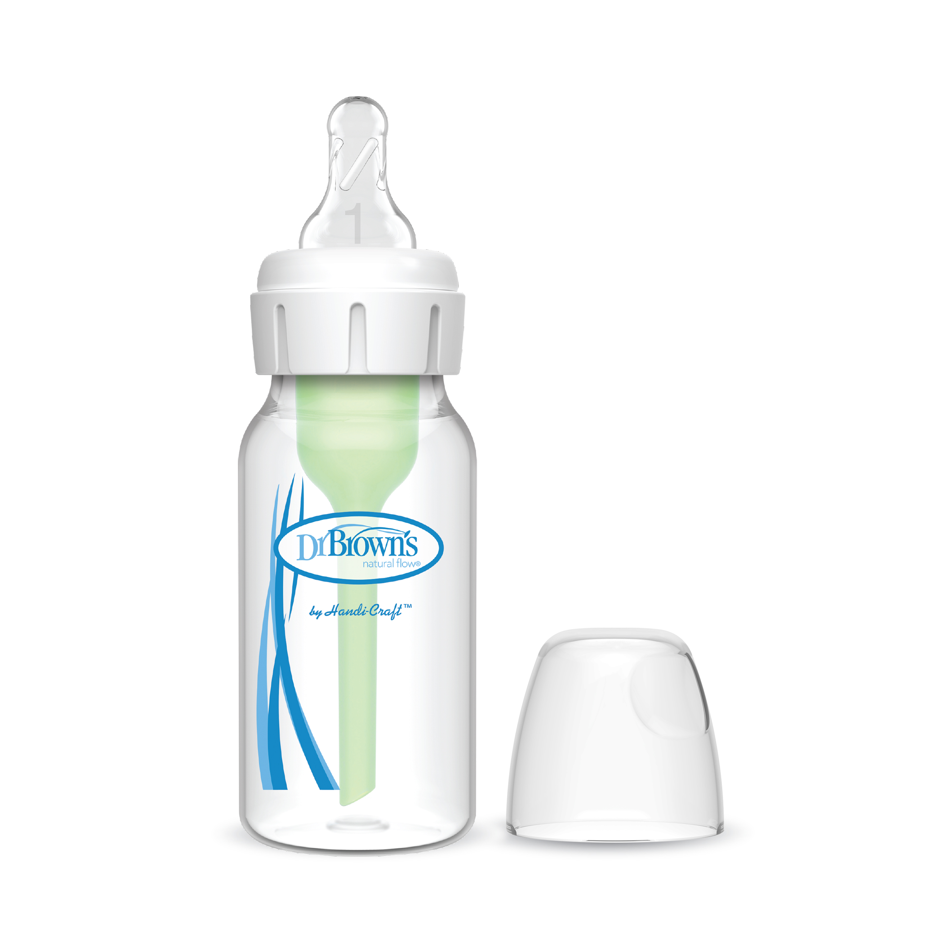 Bình sữa Dr.Brown's cổ thường 120ml nhựa PP Option Plus
