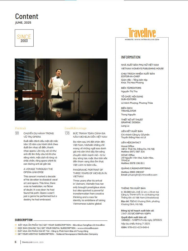 ẤN PHẨM TRAVELLIVE THÁNG 6/2025