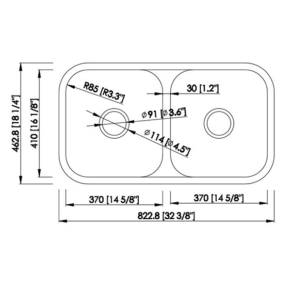 Chậu rửa bát KN8246DUA