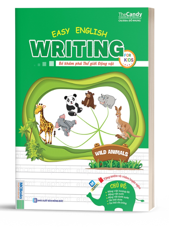 Easy English writing for kids - Bé khám phá thế giới động vật - Bản Quyền