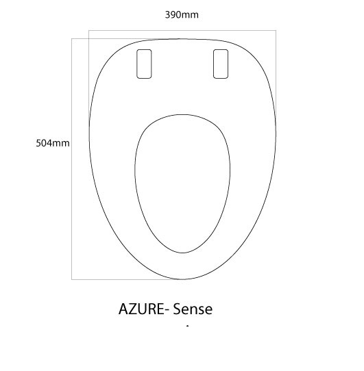 Nắp bồn cầu thông minh nhập khẩu ORIN Azure sense