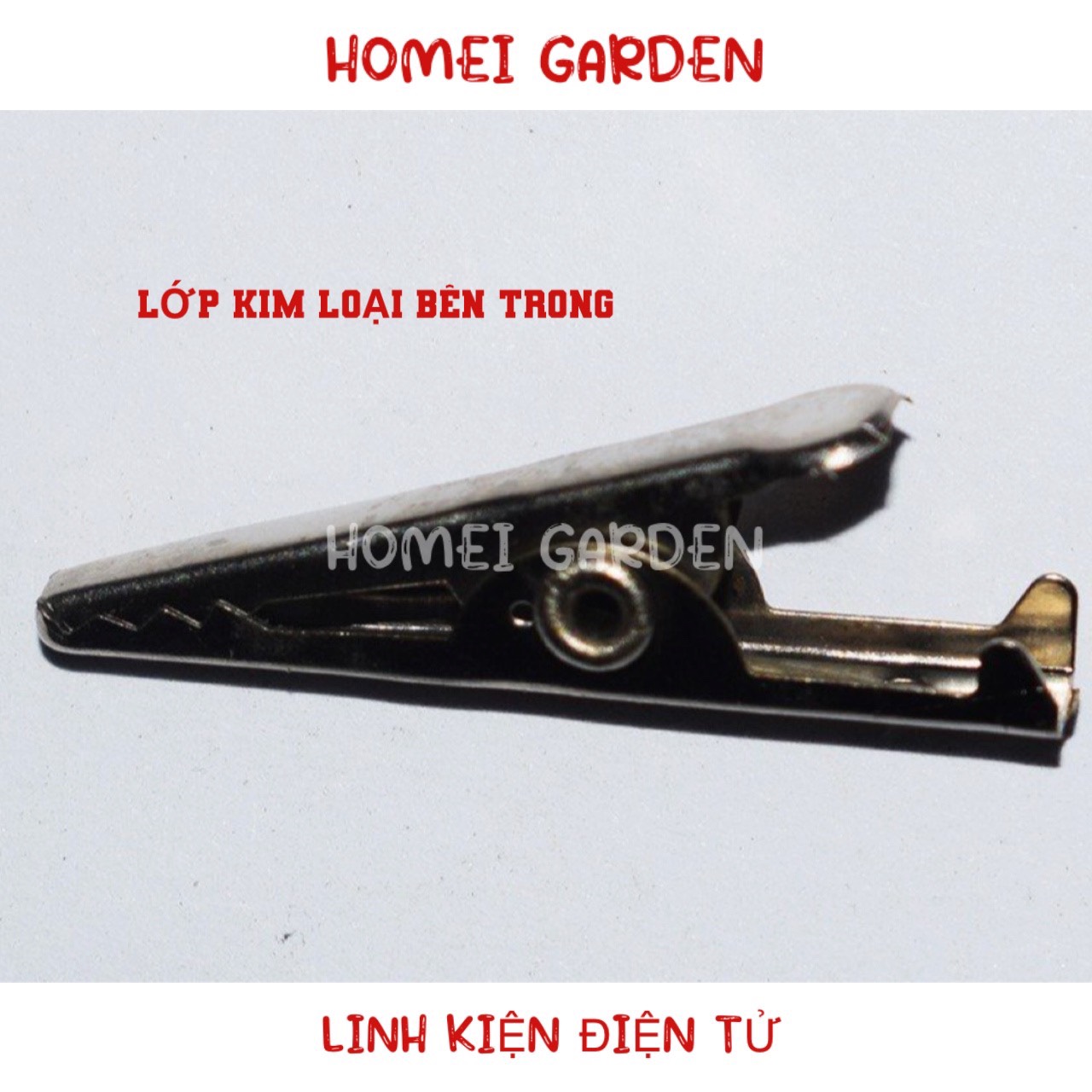 Kẹp cá sấu vỏ silicon cách điện hàng tốt mới 100% không cần hàn và vít - Hm0147