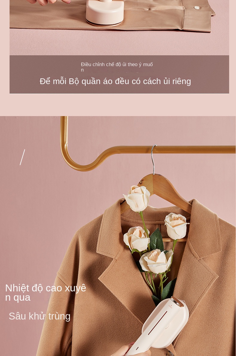 Bàn Ủi bàn là Hơi Nước Di Động sử dụng ở nhà hoặc du lịch Mini Mobile Iron hàng cao cấp