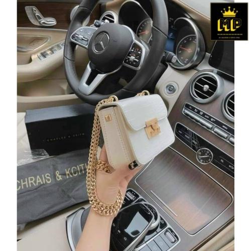 Túi Đeo Chéo Size 18cm Bản Đẹp Chất Da PU Xuất Xịn