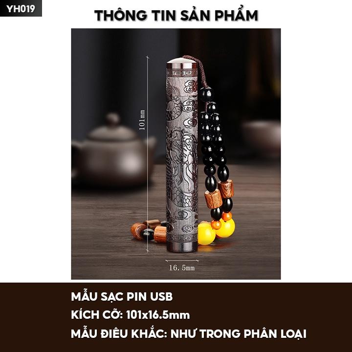 Dụng Cụ Mồi Lửa Bằng Điện Vỏ Gỗ Chức Năng Thổi Để Mồi Lửa Nhiều Mẫu Mã YH-019