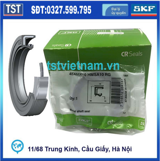 Phớt chắn dầu SKF 45x65x10 HMSA10 RG