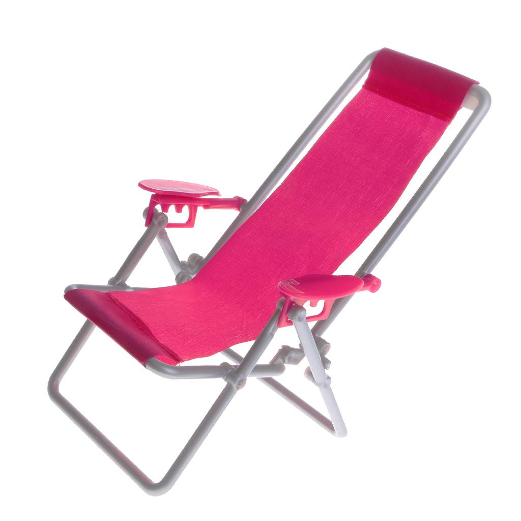 Ghế Nhựa Rosy 1/6 Beach Deck Cho Dollhouse Phụ Kiện Thu Nhỏ