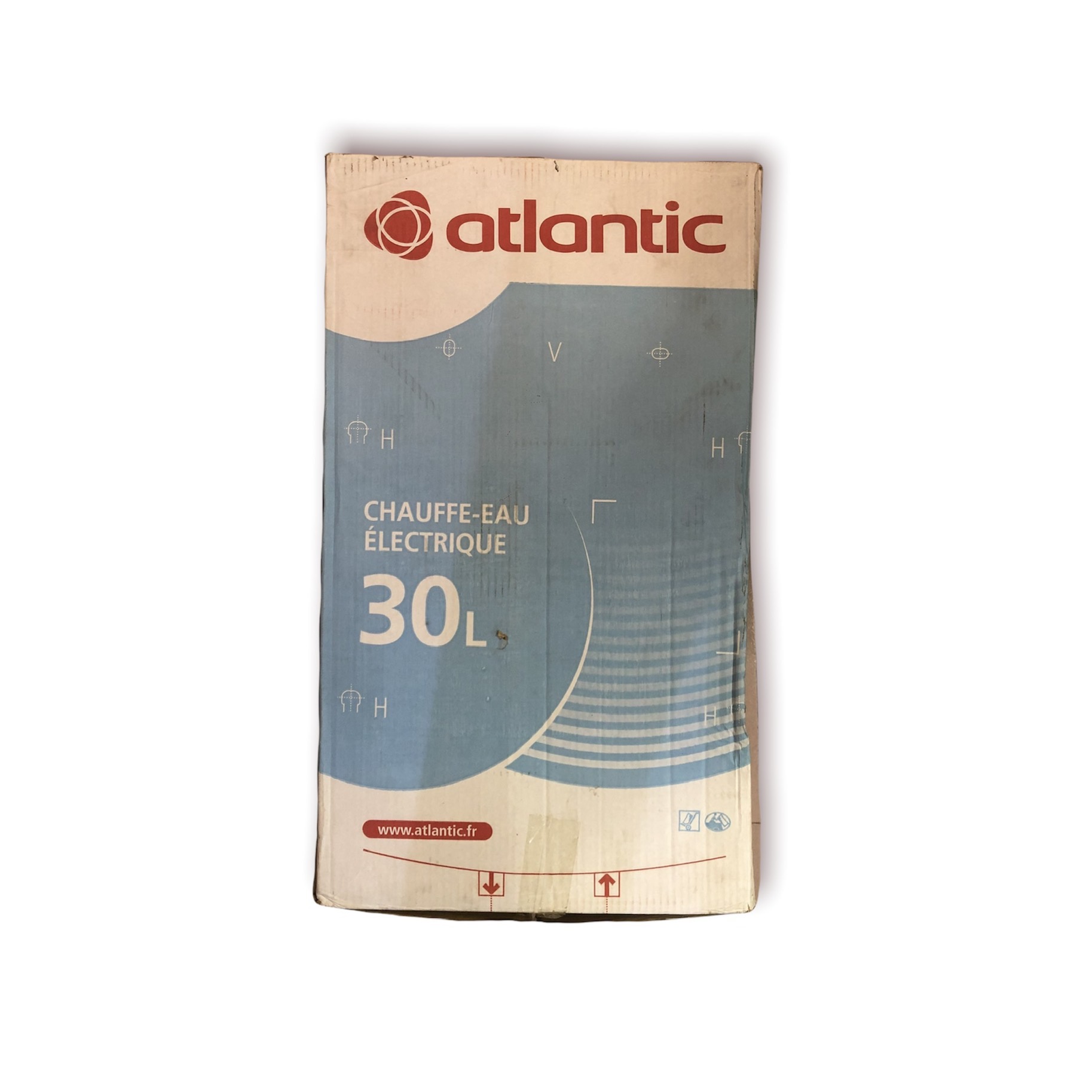 Bình nước nóng gián tiếp Atlantic 30 lít 2000W PC HM 30(Bình đứng) - Hàng chính hãng