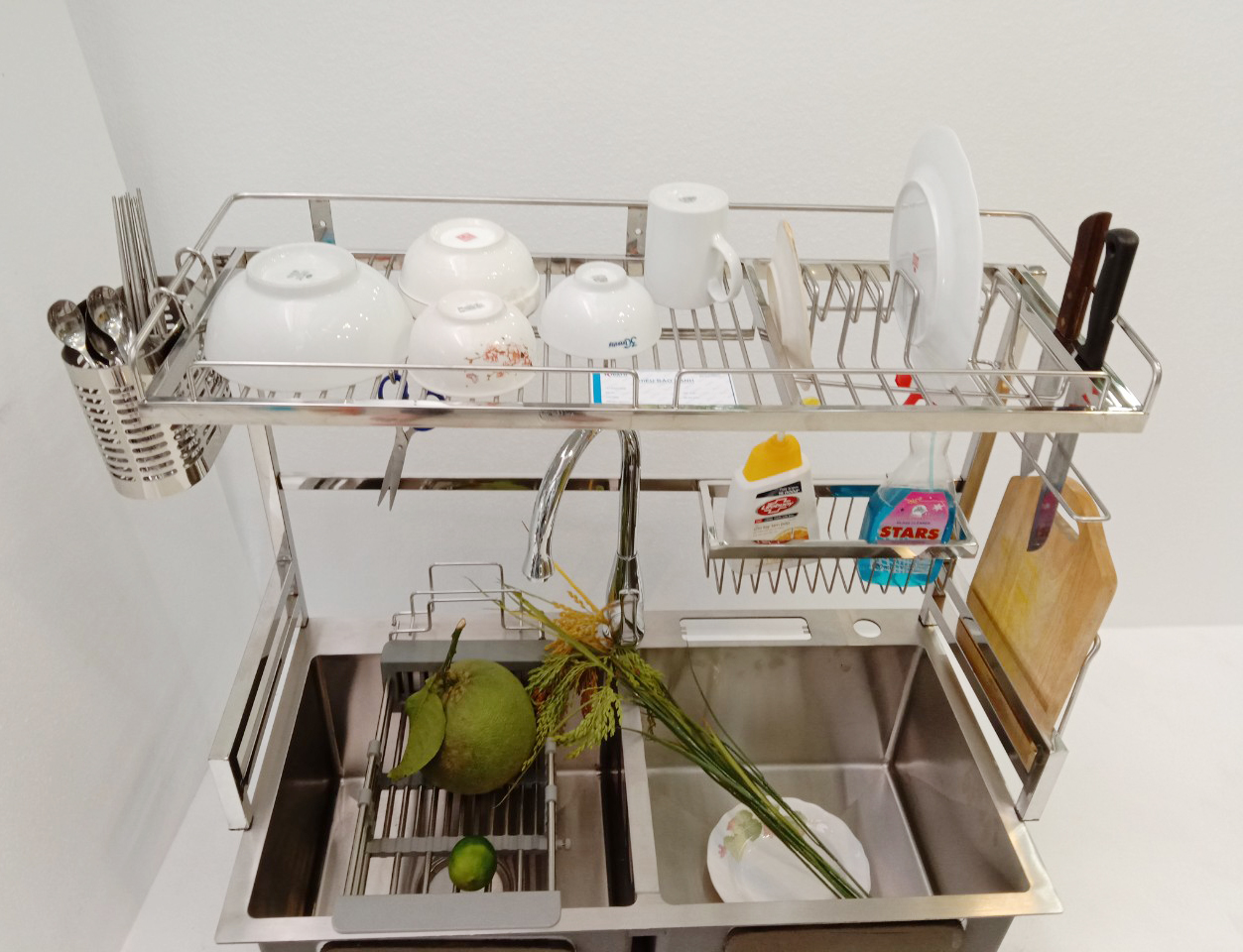 Kệ chén đa năng bồn rửa Kibath