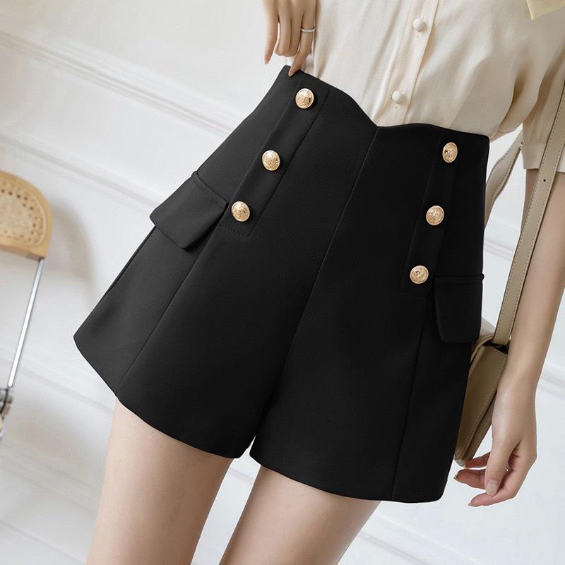 Quần giả váy nữ có túi 2 bên 6 khuy chất liệu tuyết mưa bigsize 40 - 75kg