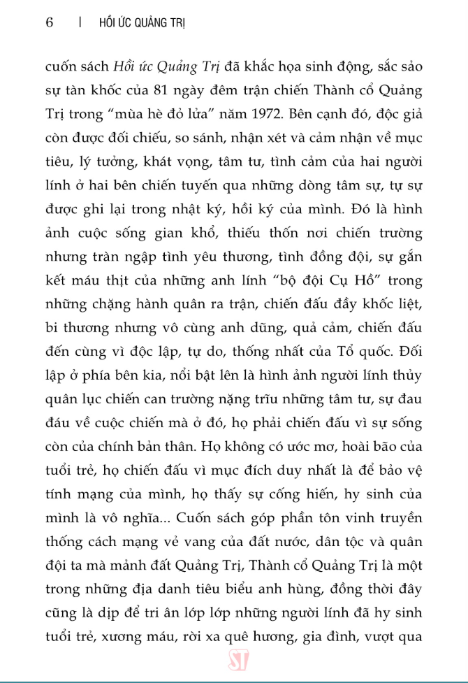 Sách - Hồi Ức Quảng Trị