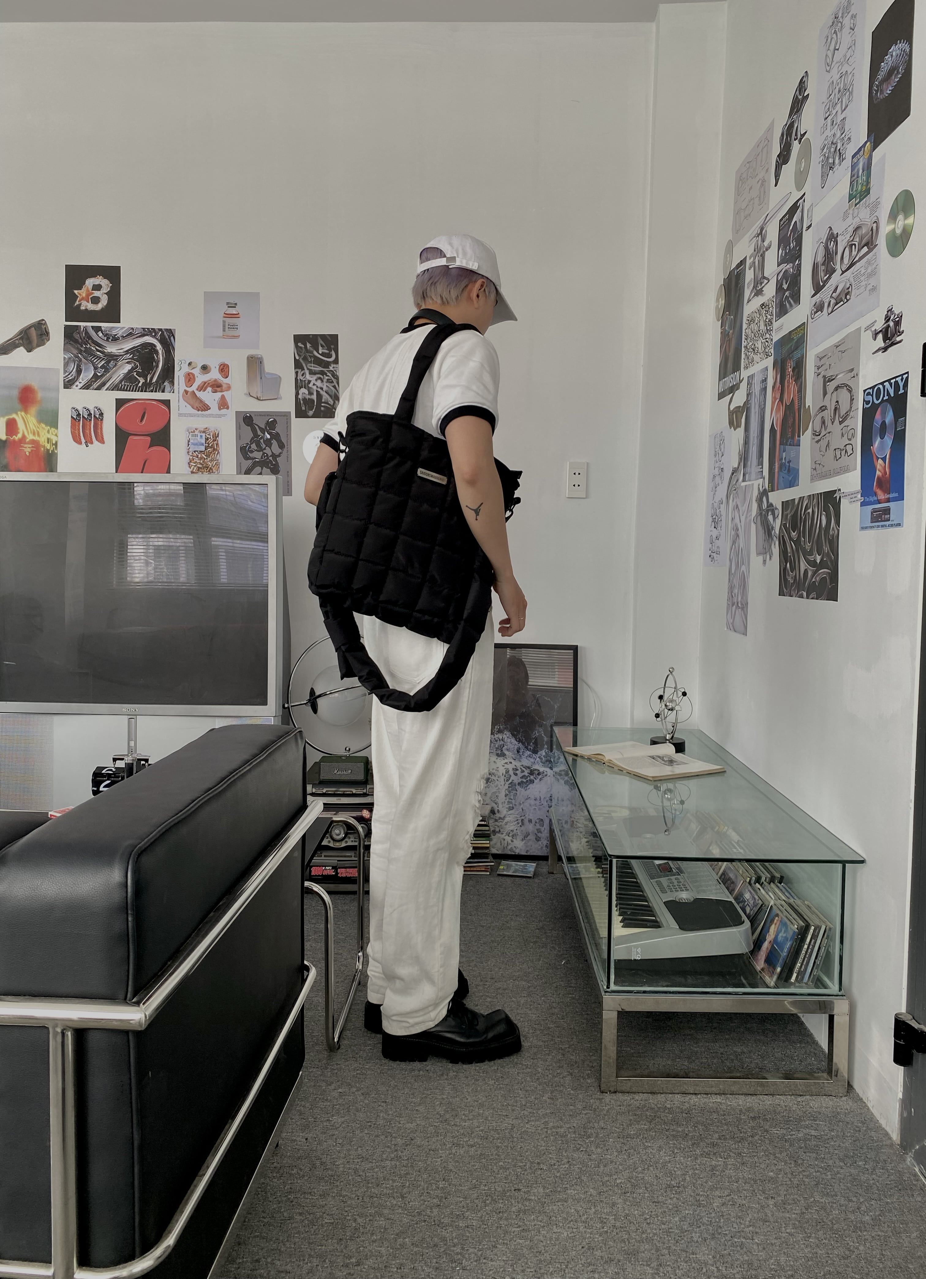 Túi Tote Chần Bông SAIGON SWAGGER NOIR PUFFER TOTE BAG