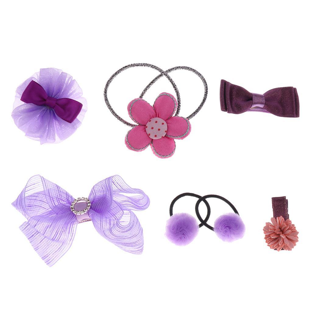 Baby Girls Children Toddler Flowers Hair Clip Bow Accessories Hairpin Hair Rope