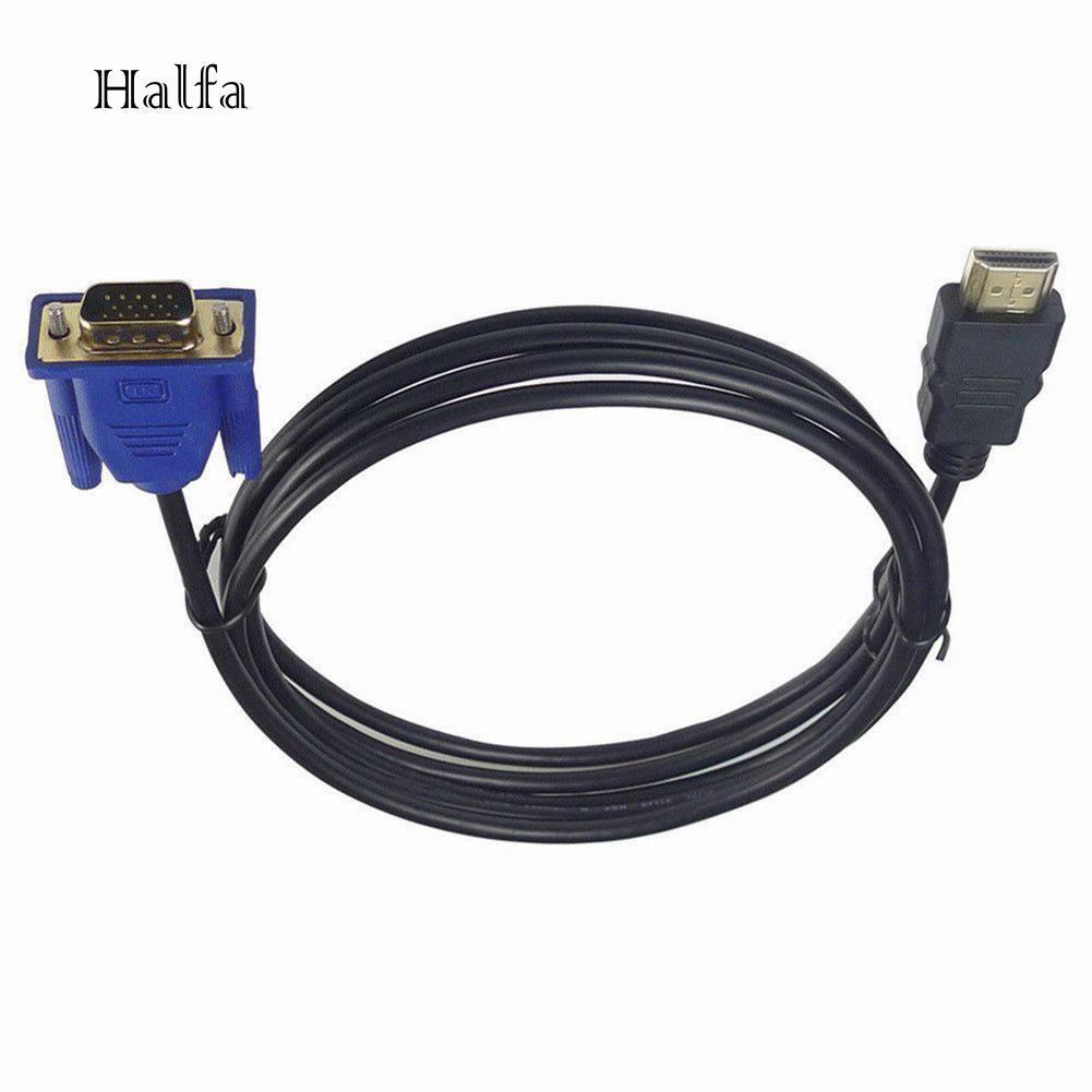 Dây Cáp Chuyển Đổi Đầu Cắm 1080P HDMI Sang Đầu VGA Cho HDTV/DVD