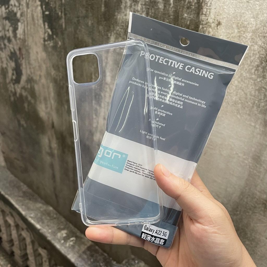 Ốp lưng Galaxy S23, S22 Ultra,A54, A14, A53, M53 S21 FE ,Note 20 Ultra ,S21, A52 silicon trong suốt Gor bảo vệ camer