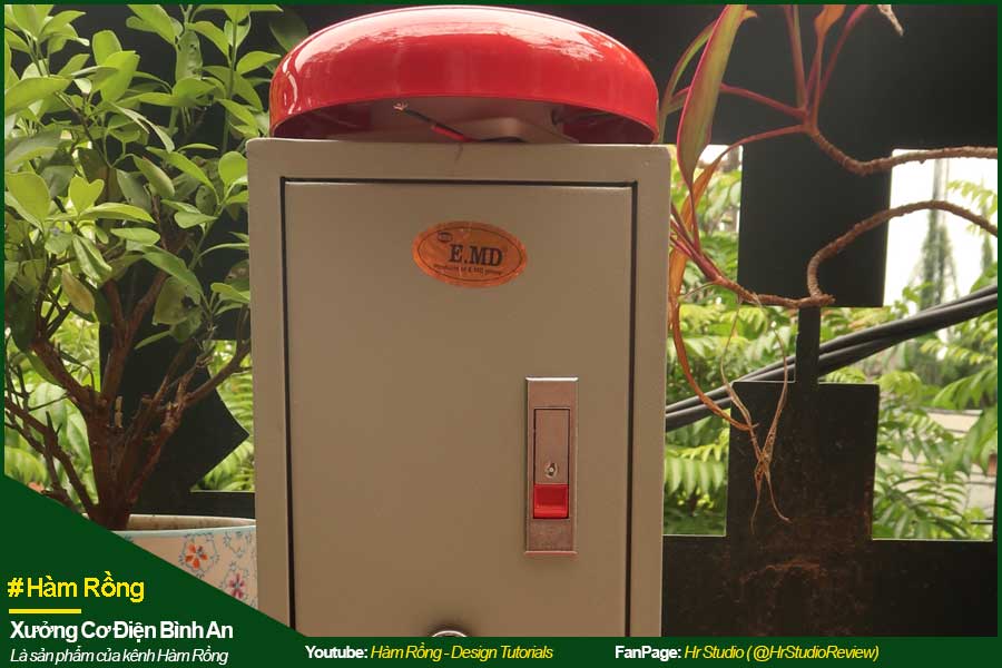 Combo hẹn giờ chuông báo tan học, giờ làm công sở tự động công suất 1,5kw sử dụng điện 1 pha