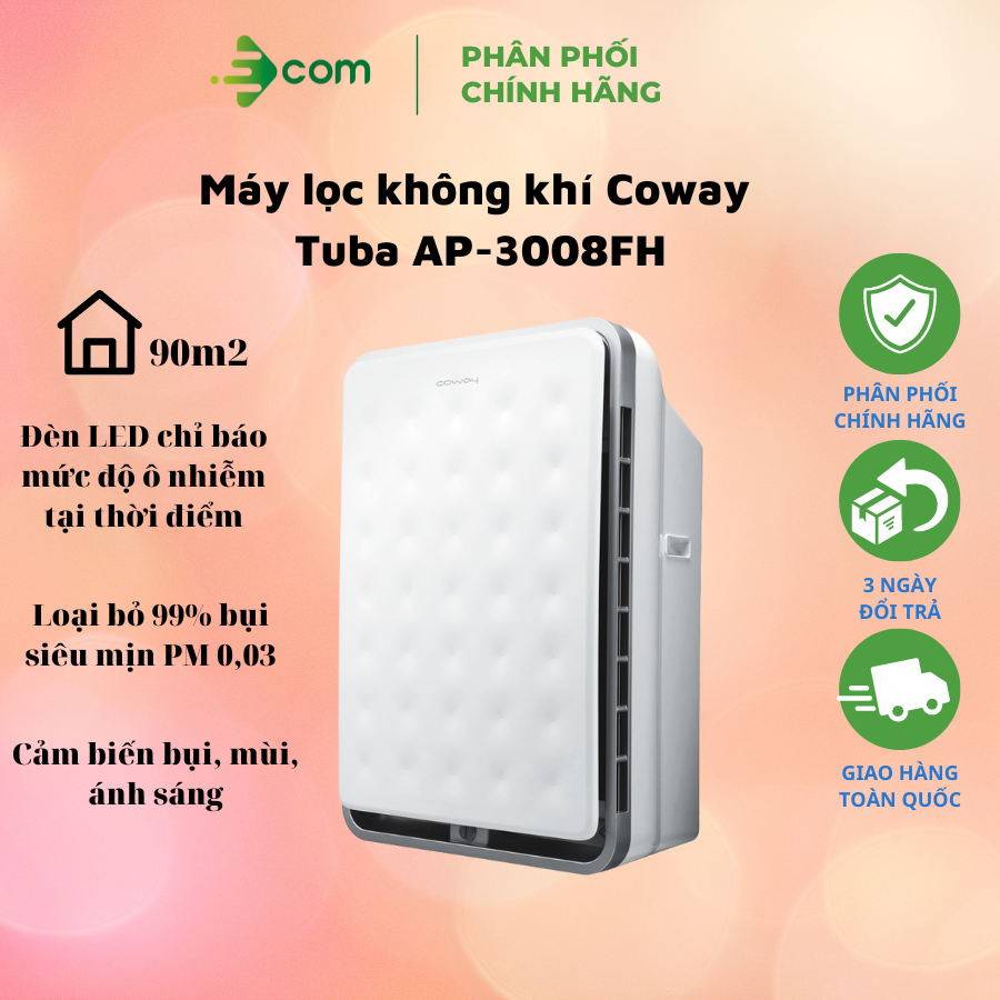 Máy lọc không khí Coway AP-3008FHH -Hàng Nhập Khẩu