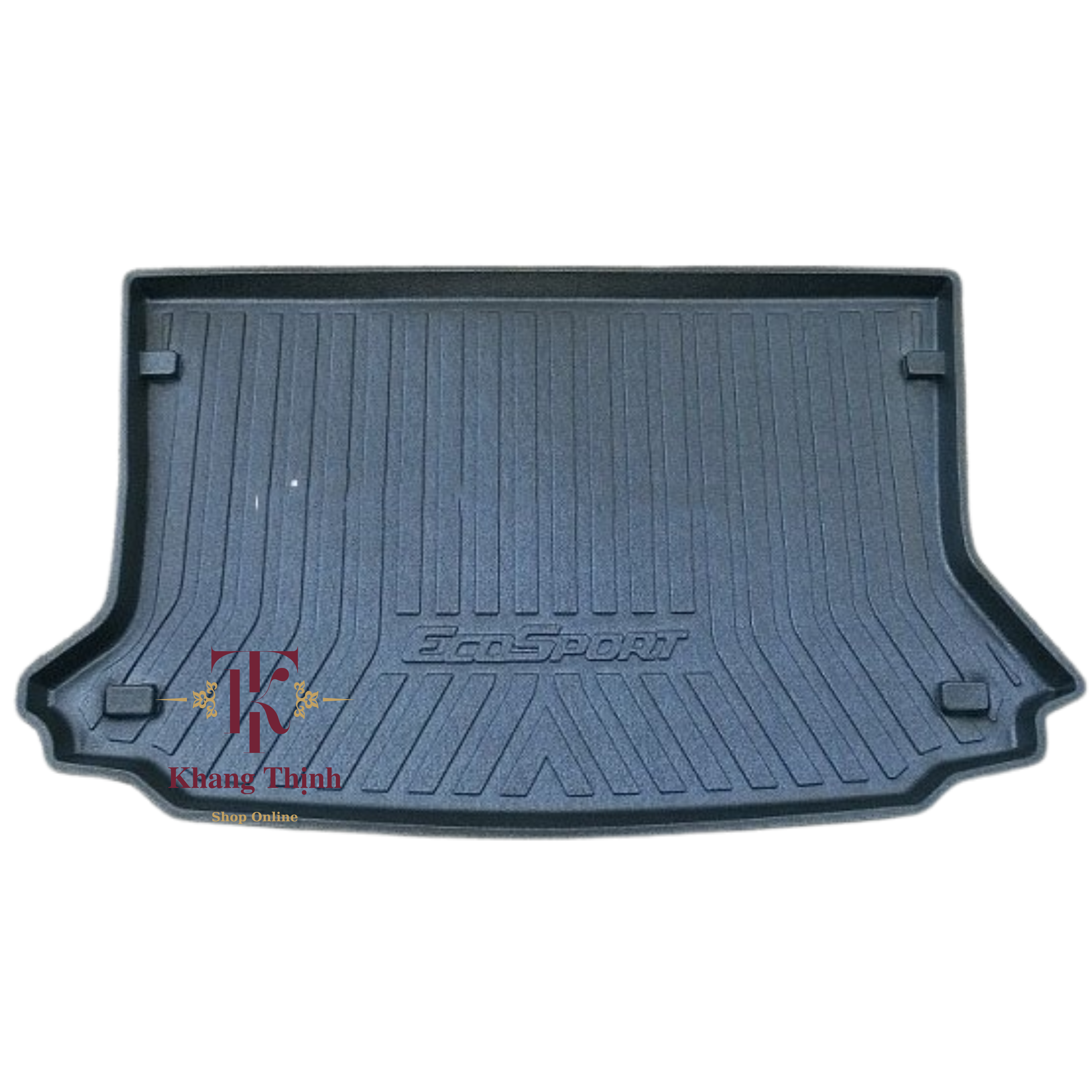 Lót cốp dành cho xe Ford Ecosport 2014 - 2017 không mùi, chất liệu TPO cao cấp