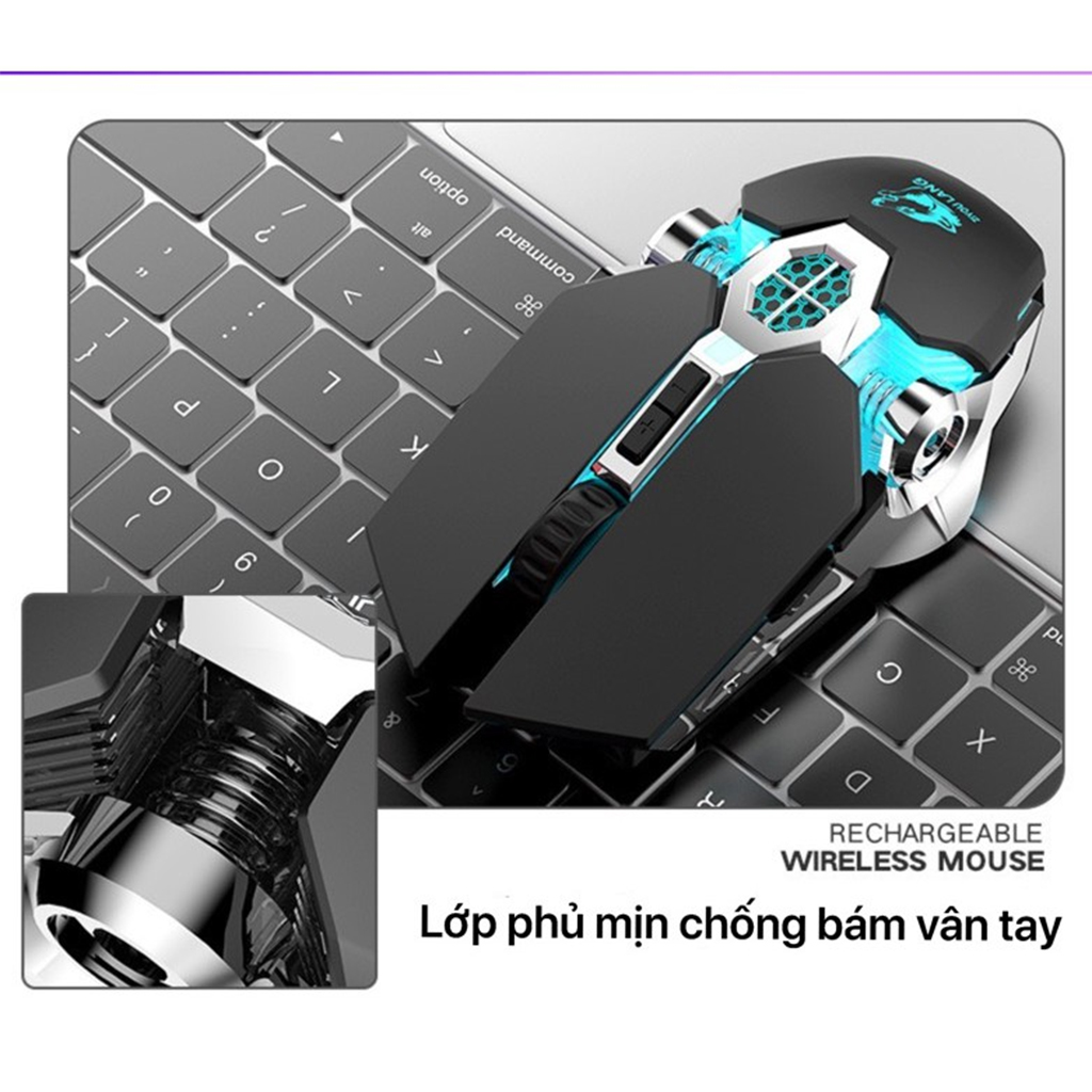 Chuột Không Dây Gaming Led Siêu Đẹp FREE WOLF X13 Pin Sạc Dùng Siêu Trâu Chuột Máy Tính Không Dây Đẹp- 4089-Hàng Nhập Khẩu (màu ngẫu nhiên)