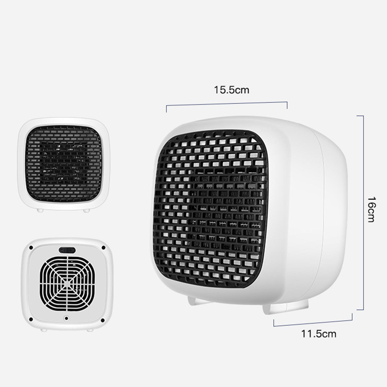 Mini Space Heater Personal Safety Energy Save for Indoors Room Table Desktop