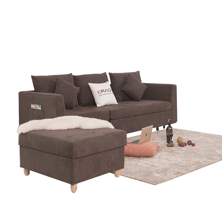 Sofa da lộn nhập khẩu mã 3102-17