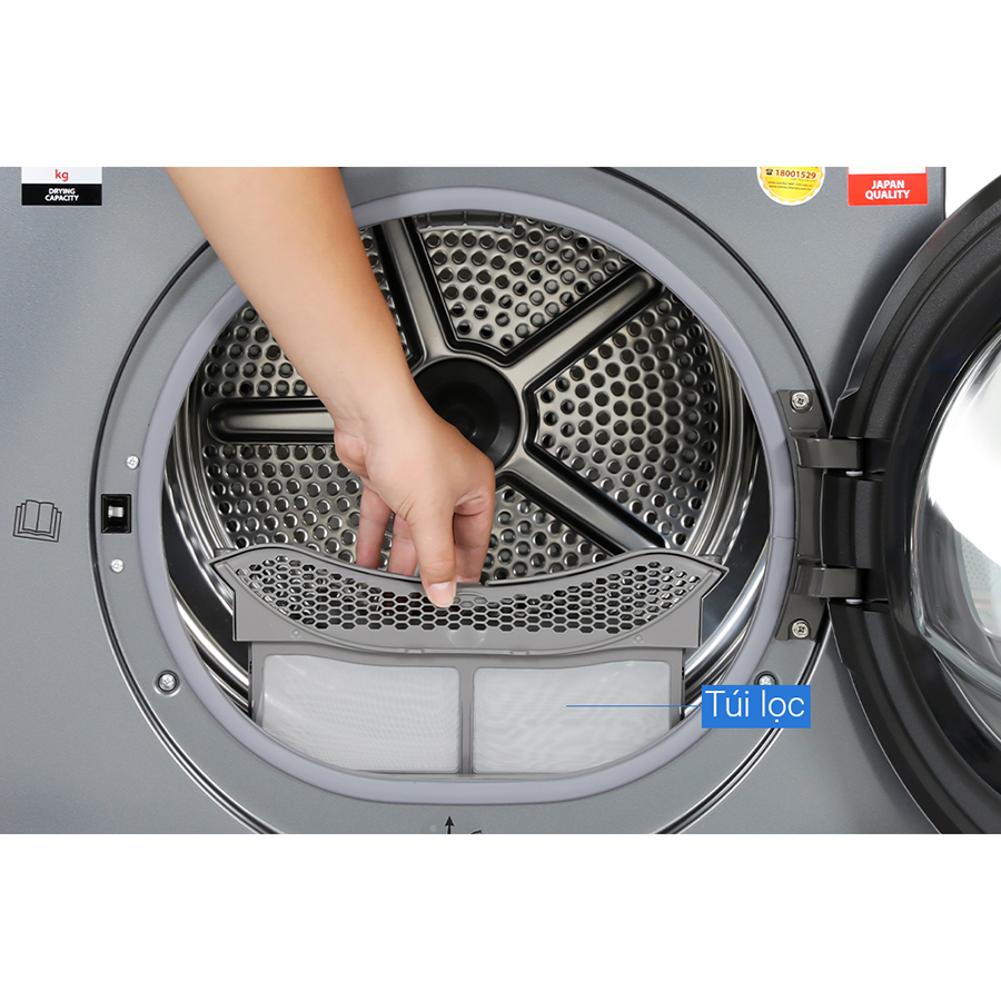 Máy sấy bơm nhiệt Toshiba 10 kg TD-BK110GHV - Chỉ giao Hà Nội