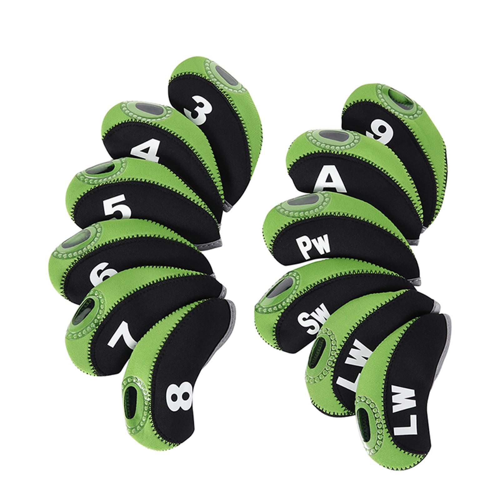 Golf Iron Head Covers Set Golf Wedges Headcovers Protector Guard Golfers