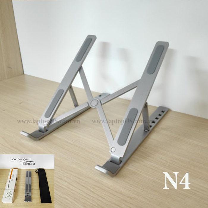 Kệ Giá Đỡ dành cho Laptop Macbook Stand Nhôm Tản Nhiệt Tặng Kèm Túi Chống Trầy