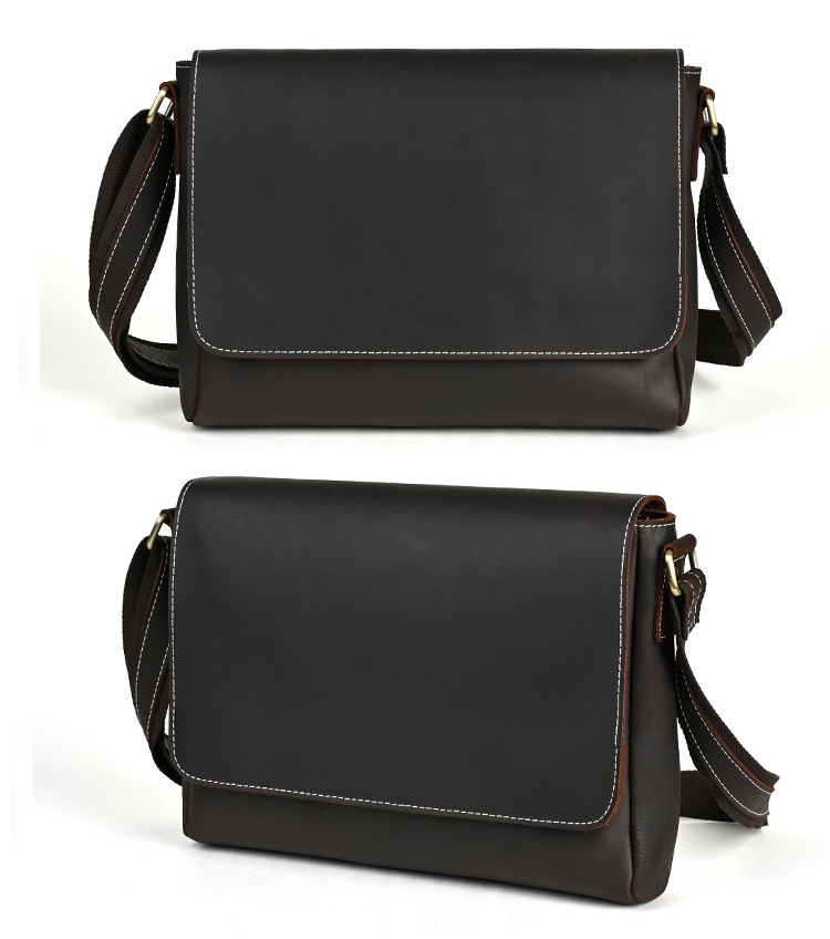 Túi đeo chéo nam DA BÒ  thật phong cách mới - DCN9460