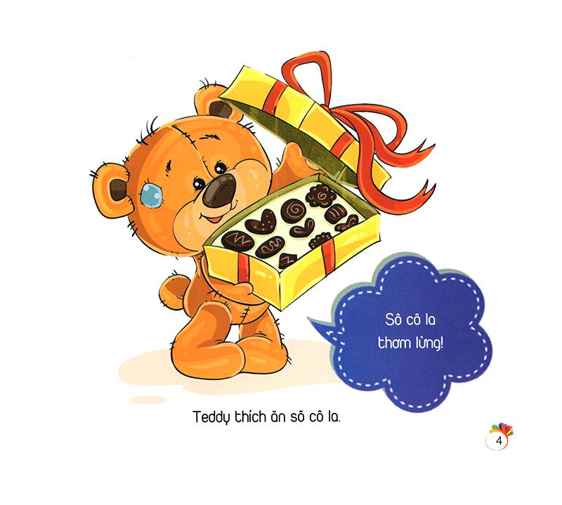 Sách Gấu Bông Teddy - Tập 3: Teddy Thích Ăn Kẹo