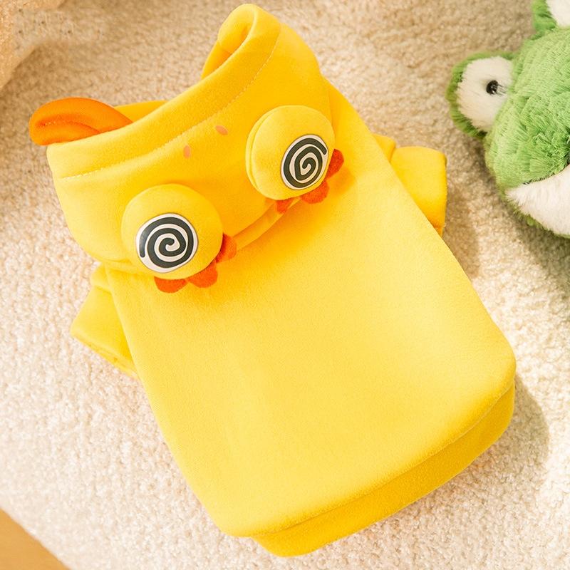 Áo cho chó mèo ngộ nghĩnh đủ mọi size - Áo nỉ có mũ hình thú cho chó mèo - quần áo mùa đông cho chó mèo