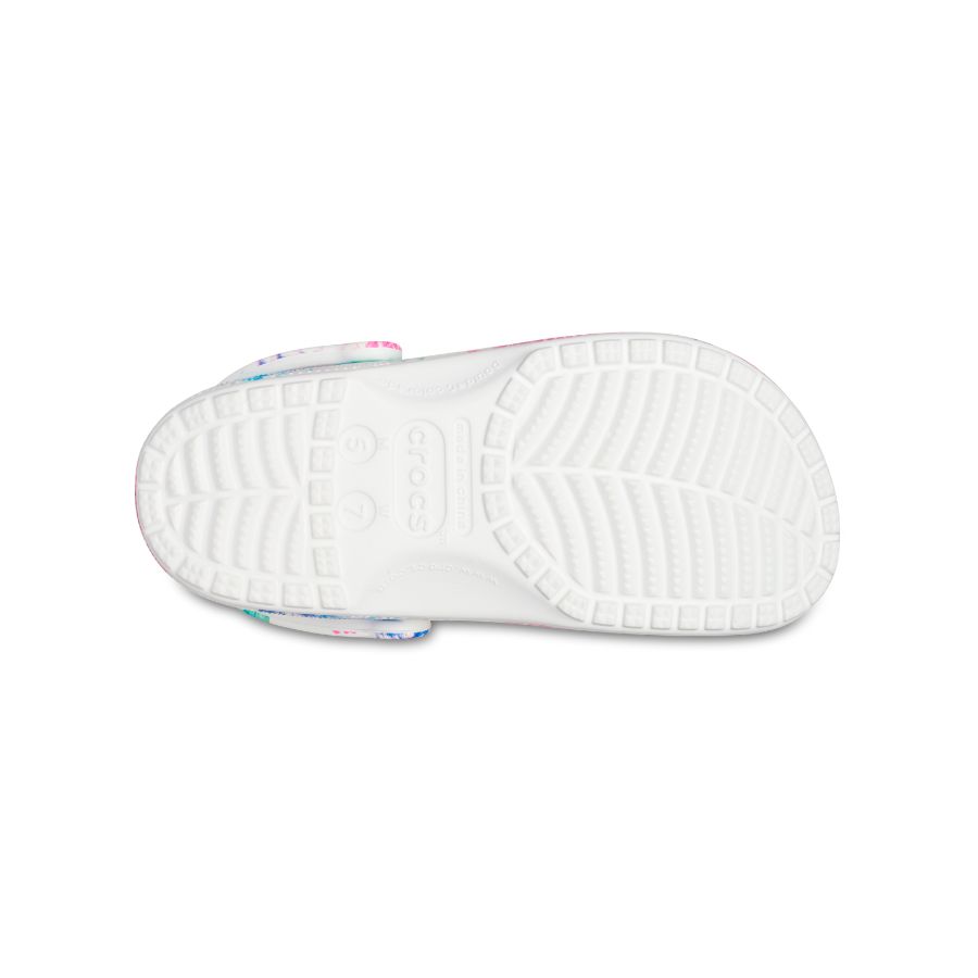 Giày lười unisex Crocs Baya Clog U Seasonal Printed Blk/Mlti - 206230