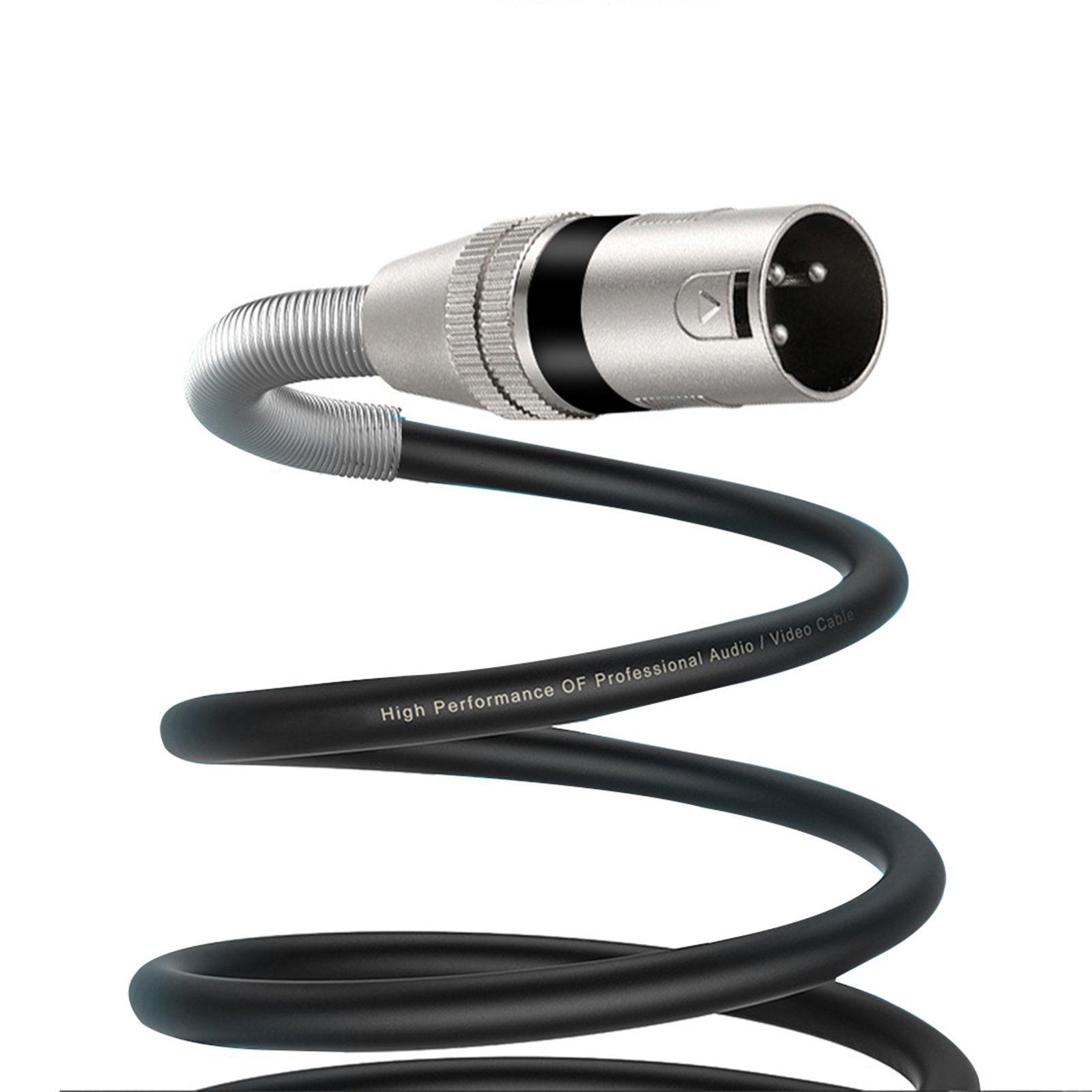XLR Male to Female 3Pin Audio Cable Splitter Cable Audio Connector Mic Cable Male to Female  Audio Adaptor XLR Microphone Cable Premium