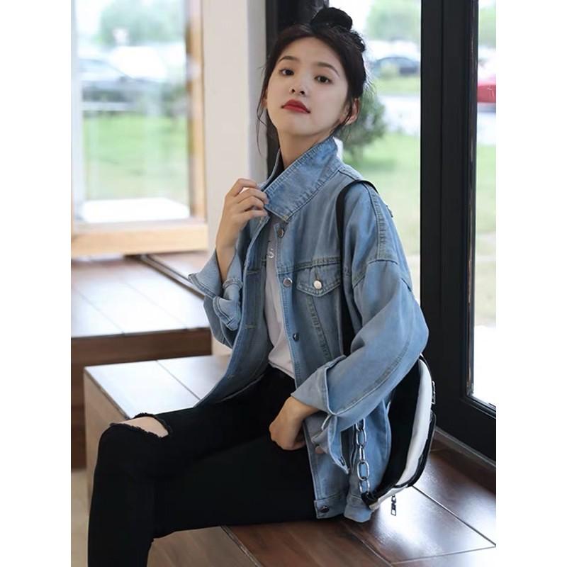 Áo khoác bò, áo khoác jeans nữ ullzang Quảng Châu