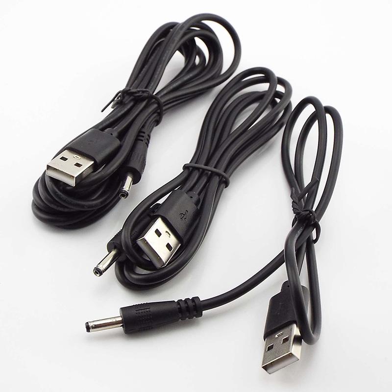 USB Một phích cắm nam đến DC 2.5 3.5 1.35 4.0 1.7 5.5 2.1 5.5 2.5 mm cấp nguồn điện