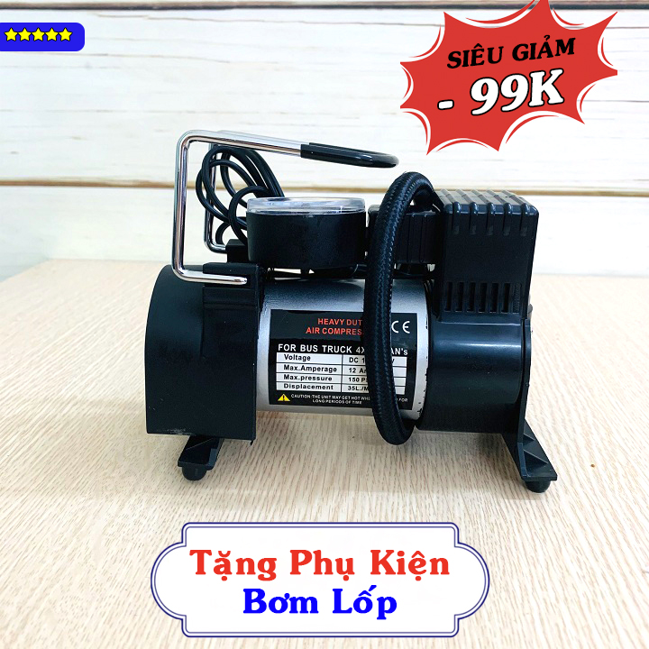 Máy bơm lốp oto mini siêu khỏe