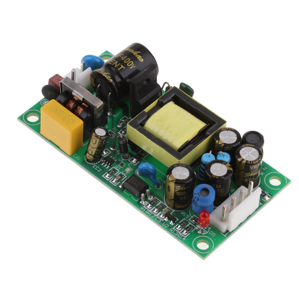 AC-DC 85-265V To 12V / 5V Buck Converter Adjustable Power Supply Step Down Module Bare Board
